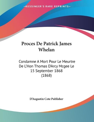 Proces De Patrick James Whelan