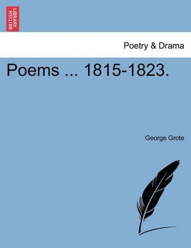 Poems ... 1815-1823.: (English)