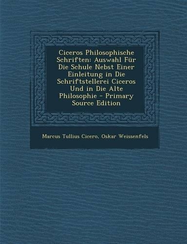 Ciceros Philosophische Schriften