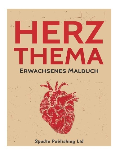 Herz Thema: Erwachsenes Malbuch