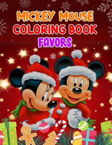 Mickey Mouse Coloring Book Favors