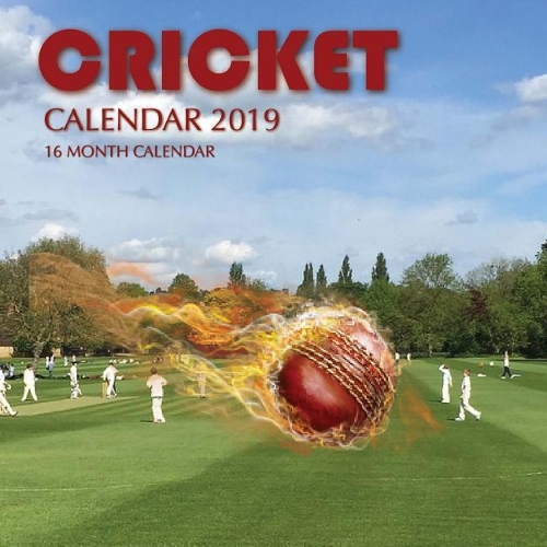 Cricket Calendar 2019: 16 Month Calendar
