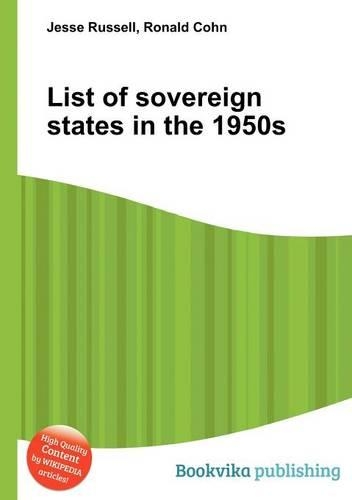 List of Sovereign States in the 1950s: (English)