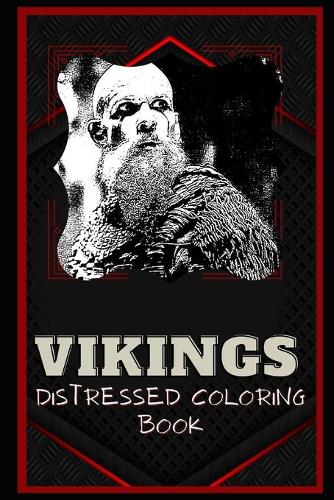 Vikings Distressed Coloring Book