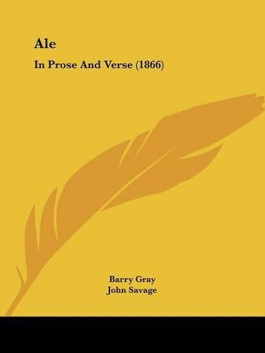 Ale: In Prose And Verse (1866)(English)
