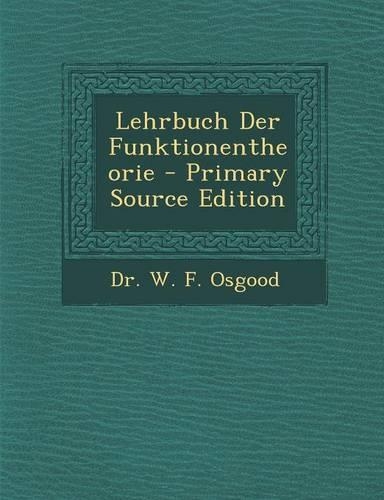Lehrbuch Der Funktionentheorie