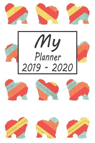 My Planner 2019 - 2020: Old English Sheepdog Dog Pattern Weekly Planner 2019 - 2020: 24 Month Agenda - Calendar, Organizer, Notes, Goals & to Do Lists