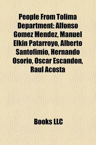 People from Tolima Department