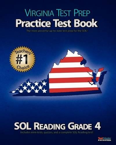 Virginia Test Prep Practice Test Book Sol Reading Grade 4