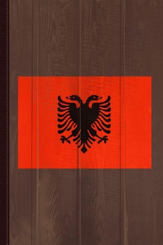 Albania Flag Journal Notebook: Blank Lined Ruled for Writing 6x9 110 Pages
