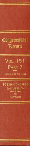 Congressional Record, Volume 151-Part 7