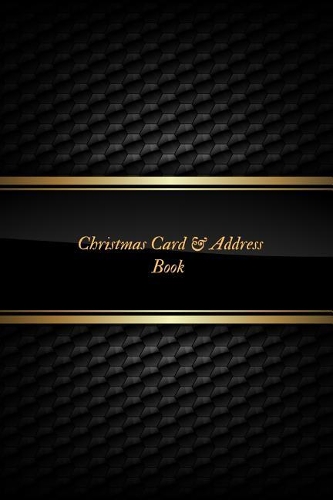 Christmas Card & Address Book: Portable Christmas Card List Recorder and Address Book Organizer Holiday Shopping List Planner Notebook