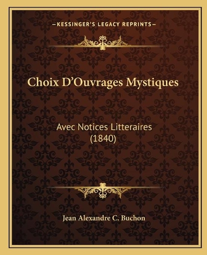 Choix D'Ouvrages Mystiques