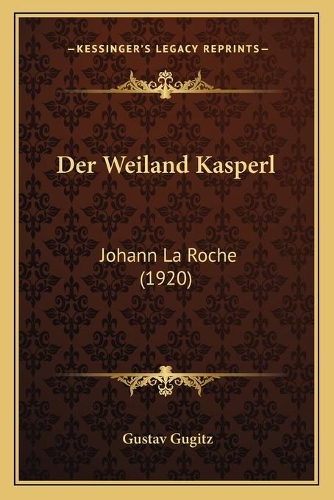 Der Weiland Kasperl