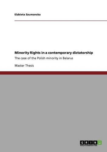 Minority Rights in a contemporary dictatorship