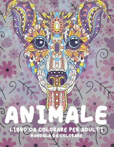 Libro da colorare per adulti - Mandala da colorare - Animale