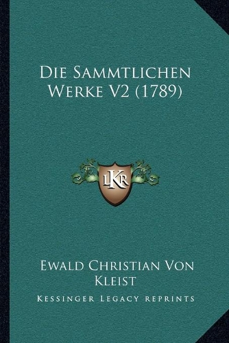 Die Sammtlichen Werke V2 (1789)
