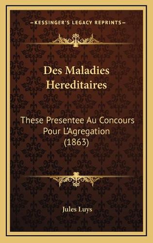 Des Maladies Hereditaires