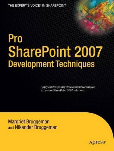 Pro Sharepoint 2007 Development Techniques
