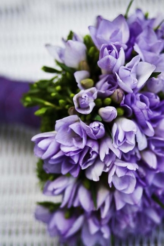 Beautiful Bouquet of Purple Flowers Journal