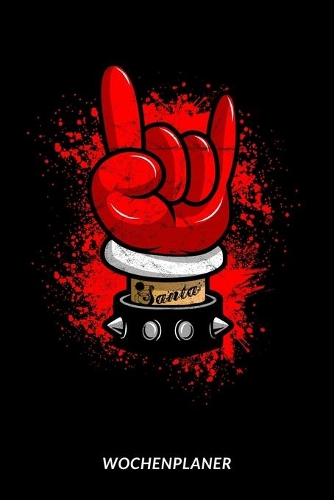 Wochenplaner: Santa Pommesgabel des Teufels - Rocker Humor