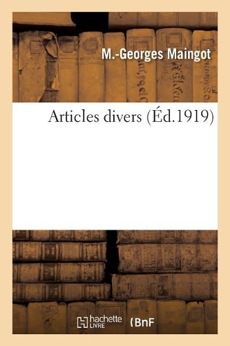 Articles Divers: (Sciences)