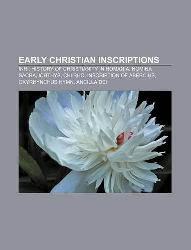 Early Christian Inscriptions