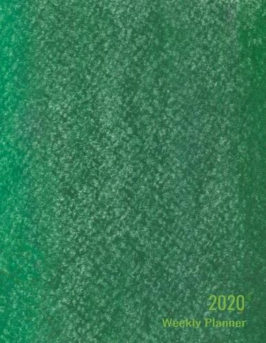 2020 Weekly Planner: 52 Week Start on Sunday Dark Green Pastel Calendar Schedule Organizer and Journal Notebook to help you plan and get organized