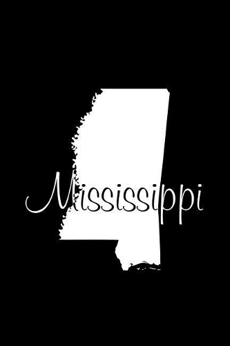 Mississippi - Black Lined Notebook with Margins: 101 Pages, Medium Ruled, 6 x 9 Journal, Soft Cover