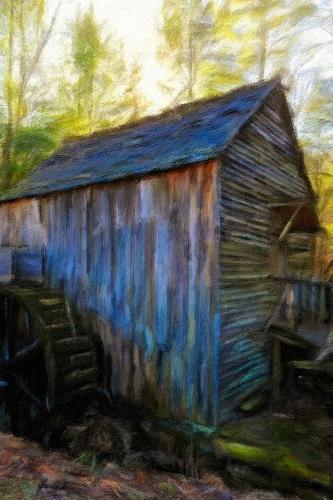 Watermill - Blank Notebook