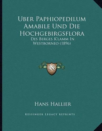 Uber Paphiopedilum Amabile Und Die Hochgebirgsflora