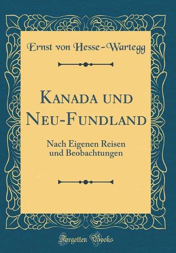 Kanada Und Neu-Fundland