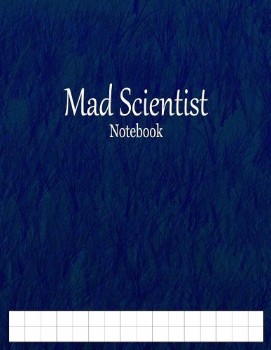 Mad Scientist Notebook: 1/2" Cross Section Graph Ruled