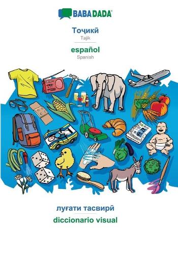Tajik (in cyrillic script) - español, visual dictionary