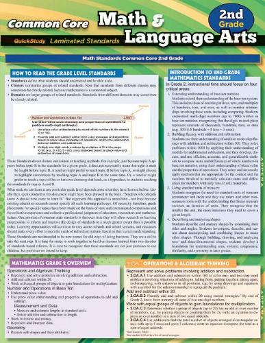 Ccss: Math & Language Arts - 2Ndgrade