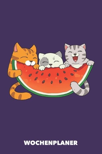 Wochenplaner: Leckerer Sommer DIN A5 florales Inlay - Wochenkalender 52 Wochen für Trendsetter (lila violett)