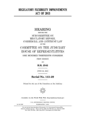Regulatory Flexibility Improvements Act of 2013