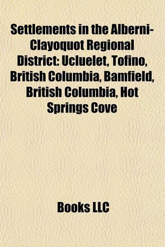 Settlements in the Alberni-Clayoquot Regional District