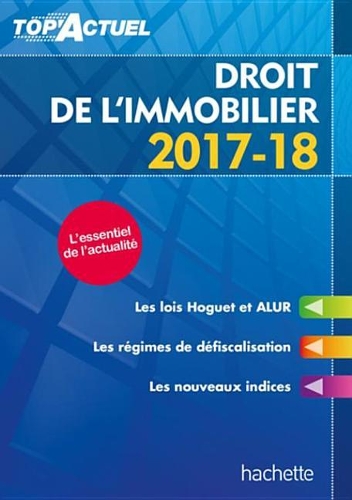 Top'actuel Droit de L'Immobilier 2017-2018