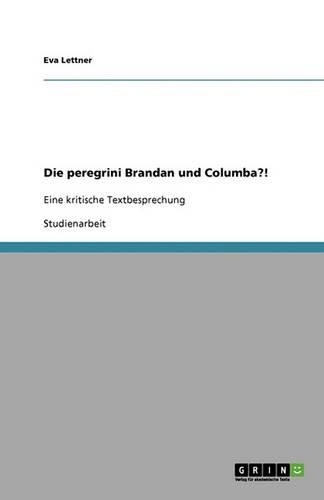 Die Peregrini Brandan Und Columba?!