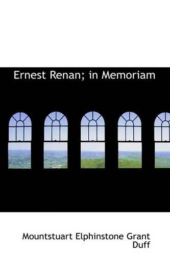 Ernest Renan; In Memoriam