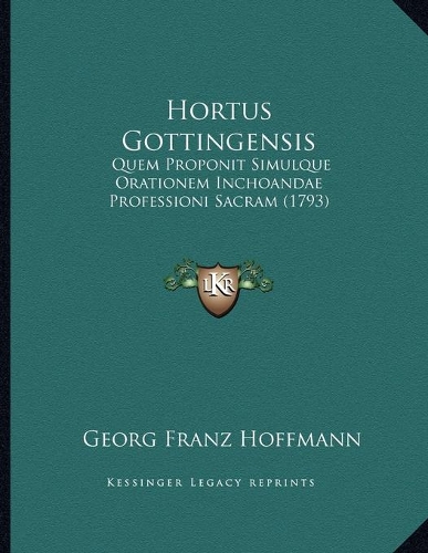 Hortus Gottingensis