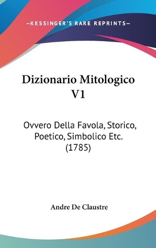 Dizionario Mitologico V1