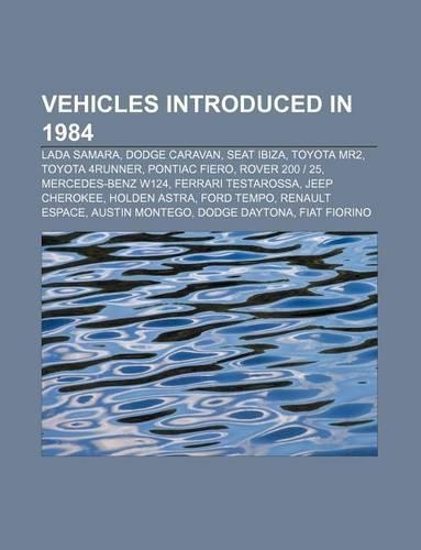 Vehicles Introduced in 1984