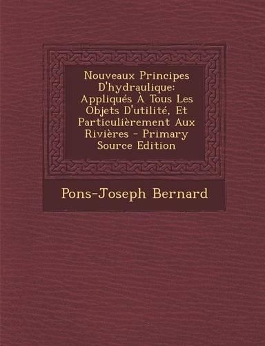 Nouveaux Principes D'Hydraulique
