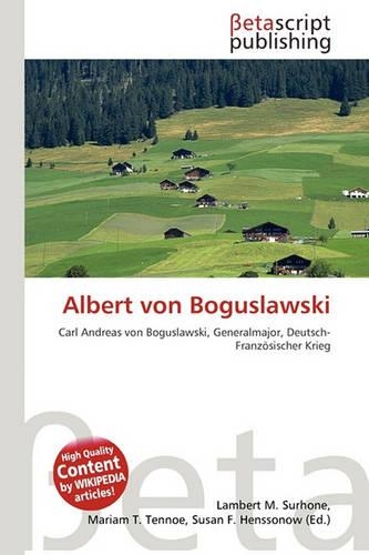 Albert Von Boguslawski