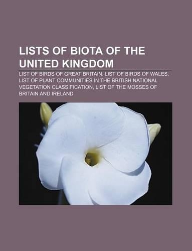 Lists of Biota of the United Kingdom