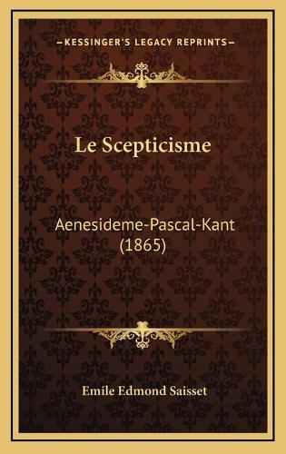Le Scepticisme