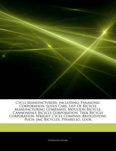 Articles on Cycle Manufacturers, Including