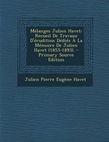 Melanges Julien Havet